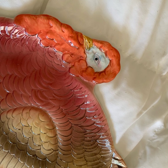 ❣️Otagiri Multicolor Turkey Platter - Picture 3 of 4